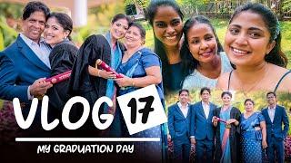 මල් ගොඩාක් මැද මං| Graduation Day | Vlog -17 | Dilushi Hansika