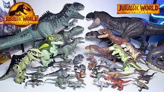 GIGA VS T-REX! Jurassic World Dominion Tyrannosaurus Rex vs Giganotosaurus Dinosaur Toys Collections