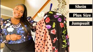 SHEIN plus size haul - Plus size  jumpsuit try on haul 2021.