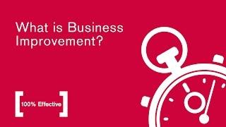 What is Business Improvement?