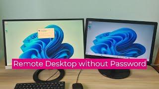 How to Remote Desktop without Password in Windows 11/10