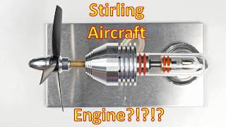 Stirling Engine With Propeller (4K)