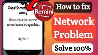 remini not working 2023 | how to fix remini not working | rimini network problem | remini net error