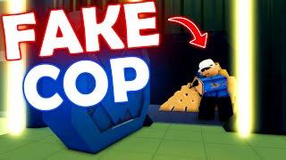 Robbing Banks as Fake Cop in Roblox Jailbreak..