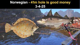 Russian Fishing 4, Norwegian - 41m hole is good money 3-4-25