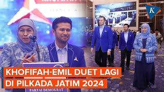 Khofifah Minta Doa Restu Maju Pilkada Jatim 2024