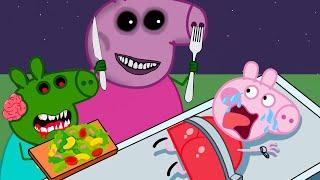Peppa Zombie Apocalypse, Zombies Appear At The Laboratory‍️ | Peppa Pig Funny Animation