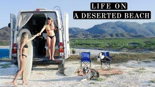 A HIDDEN SECRET BEACH in OAXACA | Daily Van Life Routine in Mexico (Free Camping)