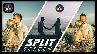 How to Edit Split Screen Video in Davinci Resolve 18.5 