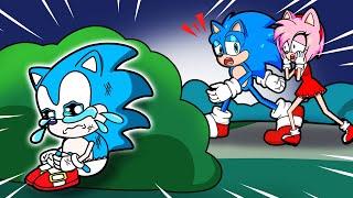 Sorry Baby Sonic - Please Come Back Home | Very Sad Story But Happy Ending | Sonic Life Stories