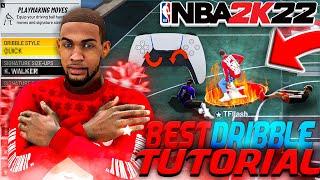 #1 BEST ADVANCED DRIBBLE TUTORIAL on NBA 2K22 W/HANDCAM! BEST DRIBBLE MOVES + HOW TO DRIBBLE in 2K22