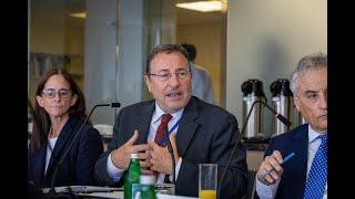 UNDP Administrator Achim Steiner speaks during the 2024 UN HLPF in New York.