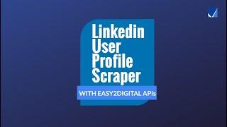 Linkedin User Profile Scraper Using Buyfromlo APIs | 1 Min | Sample Applied to Use in Google Sheets