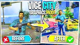 How To Install Realistic Graphics Mod In GTA Vice City | Low End PC - ( 2023 Best Graphics Mod )