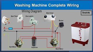 Washing Machine Complete Wiring / Washing machine wiring