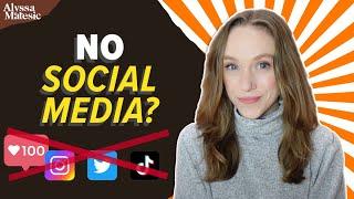 Can you be a successful author with no social media?