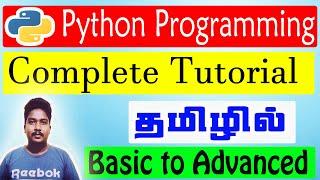 Full Python Course in Tamil | Must Watch | Python tutorial in Tamil