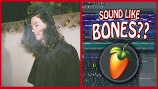 How To Sound Like BONES On FL Studio | Bones VOCAL PRESET in Description