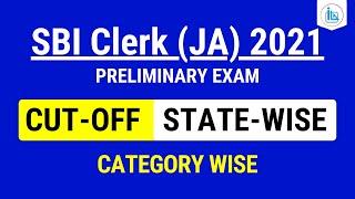 SBI Clerk Prelims 2021 State Wise Cut Off | SBI JA 2021 Prelims Exam Cut Off