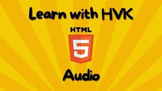 Audio in HTML