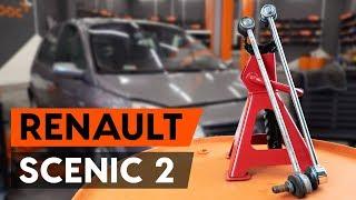 Как заменить тягу стабилизатора передней подвески RENAULT SCENIC 2 (JM) [ВИДЕОУРОК AUTODOC]