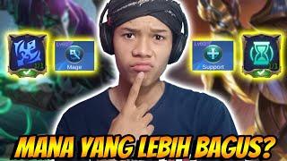 Kaja Emblem Mage Atau Emblem Support ? Mana Yang Paling Bagus ? Mobile Legends