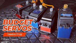 Budget servos for the TT-02 #servo #servos #tamiya #tamiyarc #tamiyarccar #tamiyatt02 #tt02 #tt01