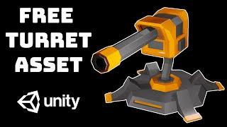 Free Turret 3D Model And Unity Project