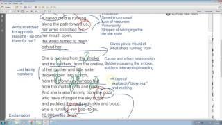 Annotating a Poem