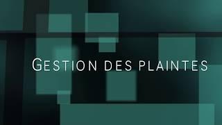 Gestion des plaintes - ROI SISB