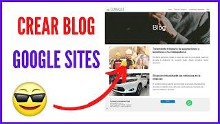 Crear un BLOG en Google Sites - FACIL