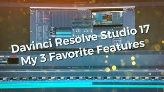 Davinci Resolve Studio 17: My 3 favorite new features incl. performance test & effect walkthrough.