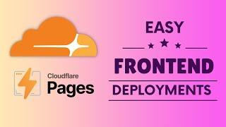 Cloudflare Pages // Quick Deploy your Frontend App for Free