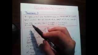 Limits fundamental theorems