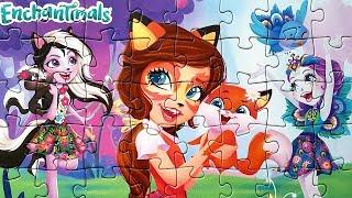 ENCHANTIMALS Puzzle EDUCA Enchantimals Jigsaw Puzzle for Kids Jigsaw Puzzle