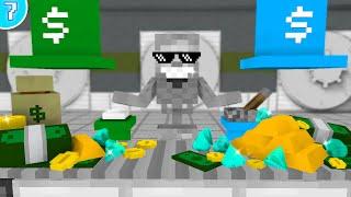  Work At Money Factory - Minecraft Animation