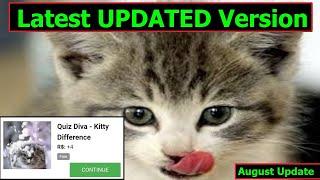 Spot the different kitty quiz answers | Latest updated VIDEOS version | Quizdiva - kitty difference