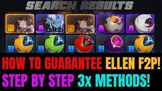 HOW TO GET Ellen F2P In Zenless Zone Zero!! | Reroll + NO Reroll Methods & Gatcha Rate Tricks!