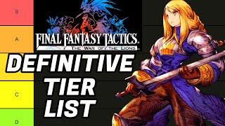 Final Fantasy Tactics War of the Lions All Characters and Jobs Ranked Best to Worst