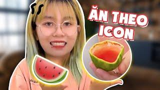 Misthy thử thách ăn theo icon cực hot trên Tiktok | FOOD CHALLENGE