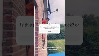 Extreme Challenge: Trampoline Jump From Window. #viral #shorts