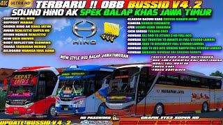 UPDATE BUSSID V4.2!! OBB BUSSID V4.2 TERBARU SOUND HINO AK KHAS JAWA TIMUR GRAFIK SUPER HD 4K