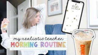 REALISTIC MORNING ROUTINE | first grade teacher