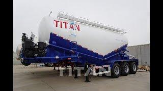 TITAN Cement Tank Trailer - 3 Axle 35cbm Dry Bulk Tanker Trailer for Sale