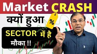 क्यों हुआ Stock market crash? fall in market - will share market recover? Sector to FOCUS