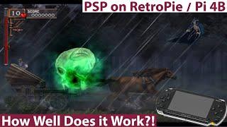 Sony PSP on RetroPie! How Does it Run? Is PlayStation Portable Emulation Good on a Raspberry Pi 4?