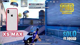 SOLO VS SQUAD GAMEPLAY  in LIVIK/ iPhone XS MAX HD+60FPS TEST / New Record 