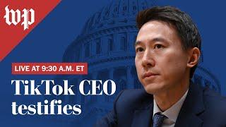 TikTok CEO appears for the first time before Congress- 3/23 (FULL LIVE STREAM)