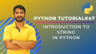 String in Python - In Hindi