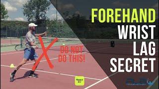 Tennis Forehand: Wrist Lag Secret I JM Tennis - Online Tennis Programs